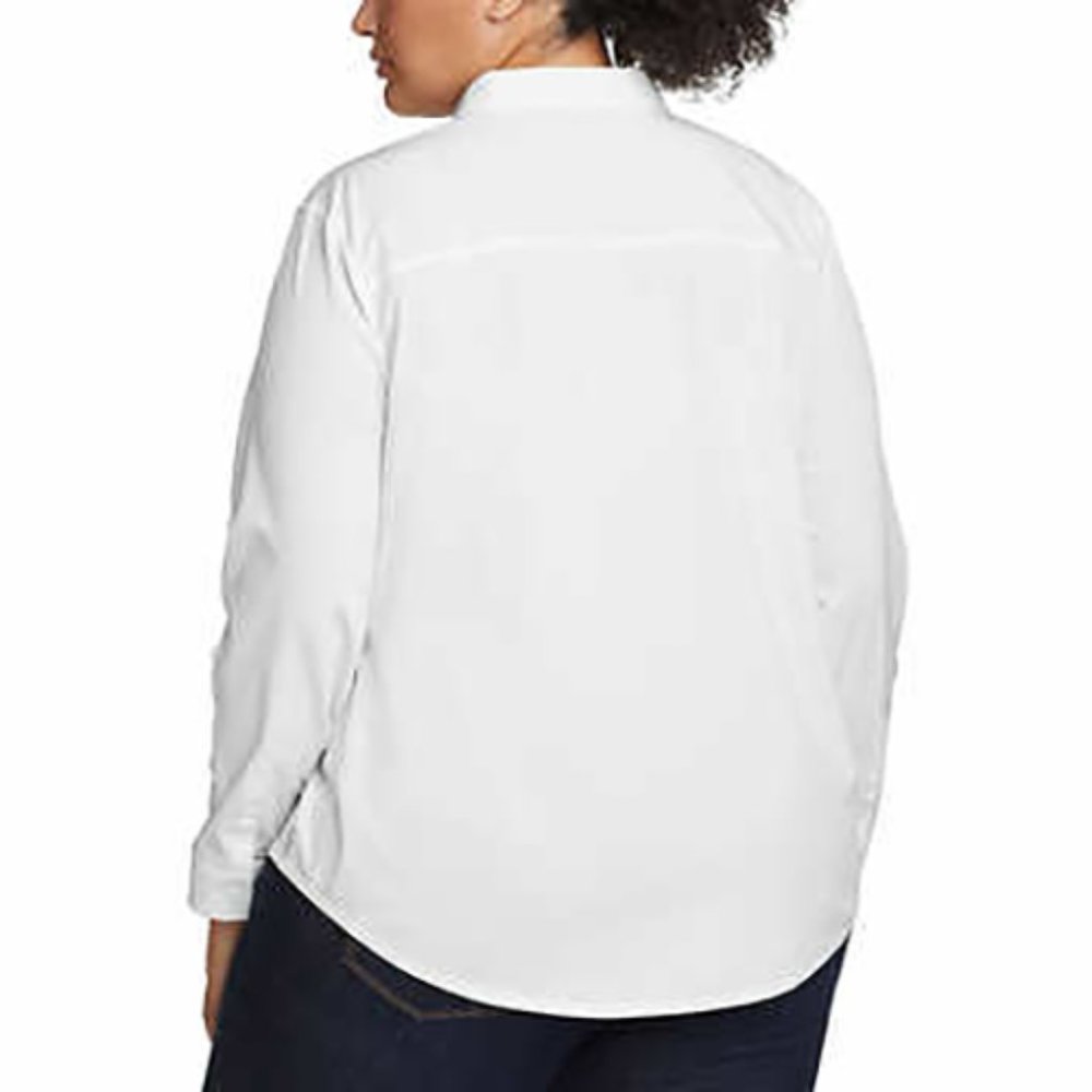 White NWT Eddie Bauer Ladies'‎ Departure Top - Picture 7 of 8